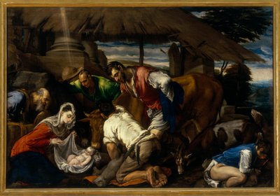 Adoration of the Shepherds by Jacopo Bassano